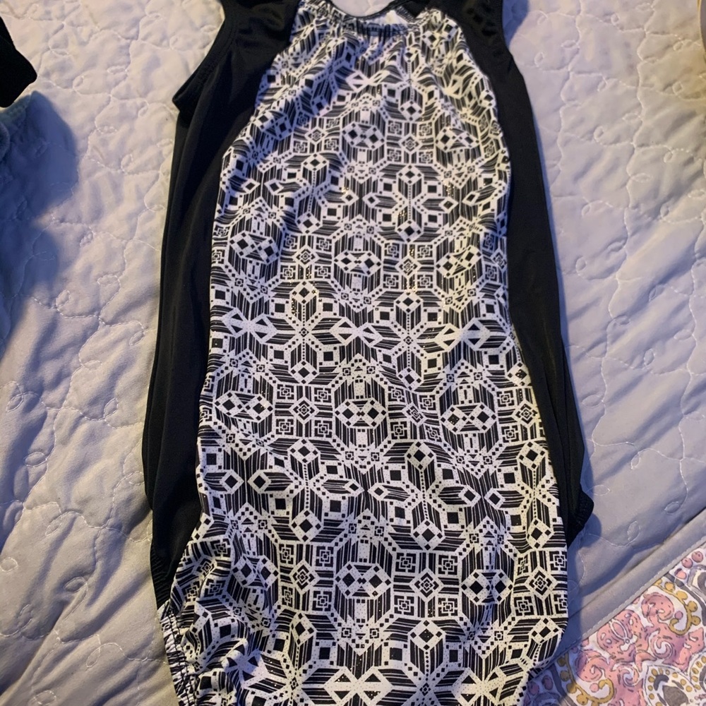 Snow print Leotard